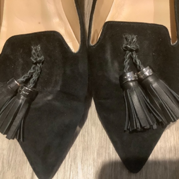 Suede Flats with Tassels - Picture 2 of 6